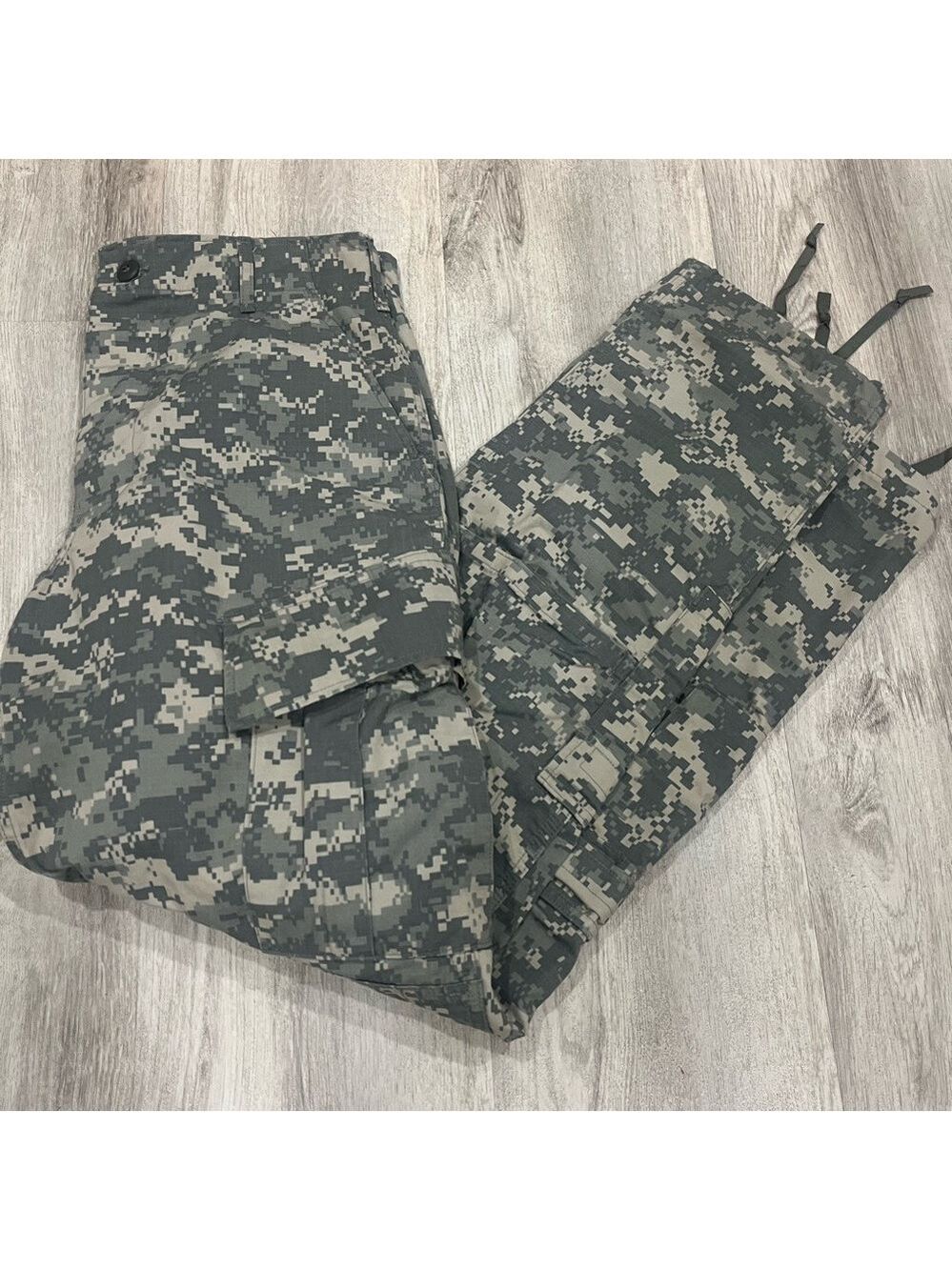 Men's US Army Combat Uniform ACU Digital Camouflage Cargo Pants Small Tall